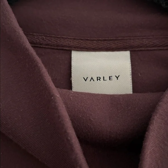 Varley Deep Burgundy /maroon High Neck Top - Picture 7 of 13